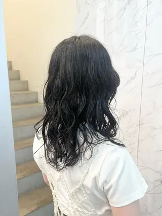 セミロング パーマ ﾏｽﾀﾞ ｱｲﾘのヘアスタイル