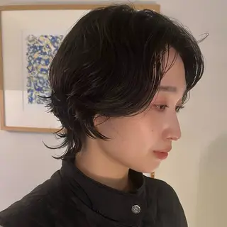 ショート casi所属・ボブパーマ🥣KON コンナツミのヘアスタイル