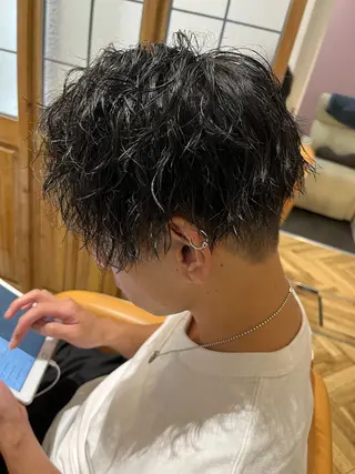 ショート パーマ メンズ 🌿ヤマグチ ユウキ🌿のヘアスタイル