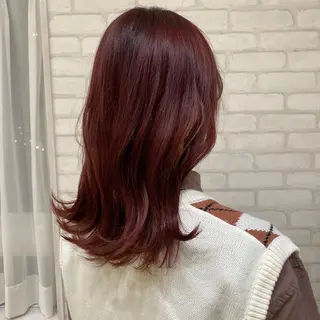 ミディアム カラー abilita AZUSAのヘアスタイル