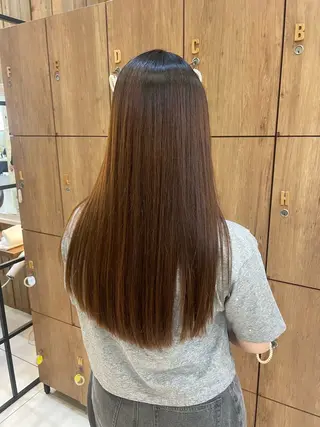 ロング 韓国カラー／エクステ 松戸梨杏のヘアスタイル