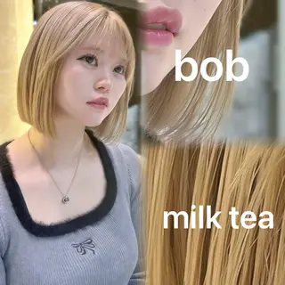 ショート 髪質改善 ANFINI所属・ボブ・レイヤー 田中 励也のヘアスタイル