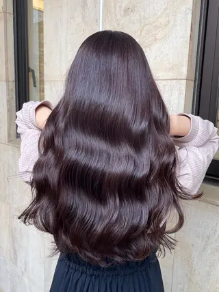 ロング カラー ミヤザキ タクトのヘアスタイル