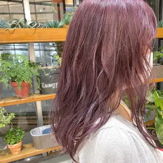 セミロング カラー ヘアアレンジ 【ダメージレス施術】 【透明感】北村 拓也のヘアスタイル