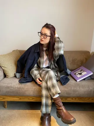 ロング DEPT 宗像あかりのヘアスタイル