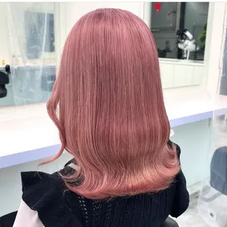 ミディアム カラー パーマ ヘアアレンジ メンズ 🤍透明感カラー🤍 ブリーチ🤍AINEのヘアスタイル