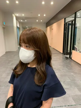 ミディアム 【髪質改善】 山本歩夢のヘアスタイル