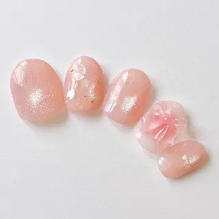 ネイル いちごパフェ ゆいのネイルデザイン