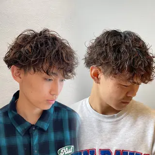 ショート パーマ メンズ Reginavita栄所属・メンズ特化/ 本日空き○/岡本一真のヘアスタイル