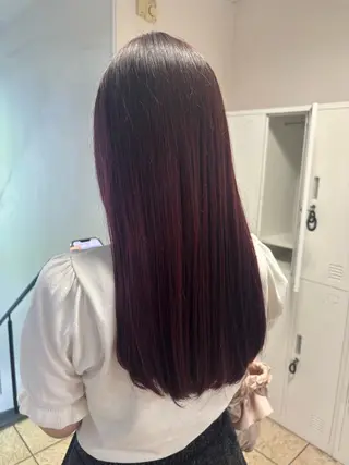 ロング カラー 石橋 未有のヘアスタイル