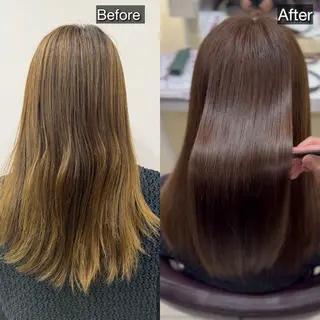 セミロング カラー ハピネスフィール宇治店所属・🌿京都丸みショート /小倉徒歩4分/多田のヘアスタイル