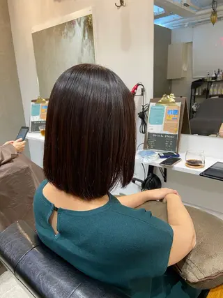 セミロング 薗部 創生のヘアスタイル