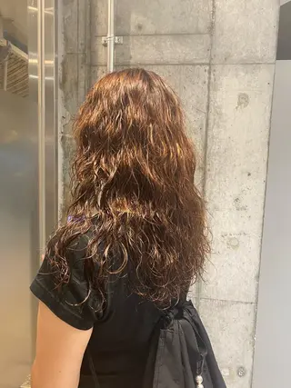 ロング パーマ メンズ得意です💥 ハユカといいます❗️のヘアスタイル