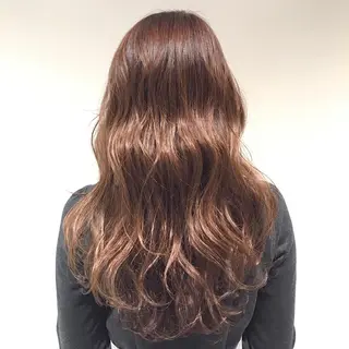 ロング カラー ヘアアレンジ Zina渋谷エリア マネージャShionのヘアスタイル
