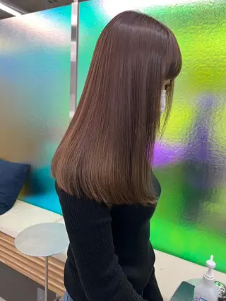 ロング カラー パーマ ヘアアレンジ 【ヘアケア特化型】 newi天王寺のヘアスタイル