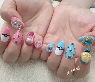 ネイル She nail studio 原宿所属・パラジェル有/ スカルプ/mahoのネイルデザイン