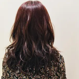 ロング カラー ヘアアレンジ 井上 愛里のヘアスタイル