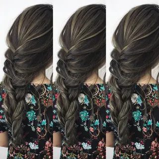 ロング カラー LUSTRE クロサワのヘアスタイル