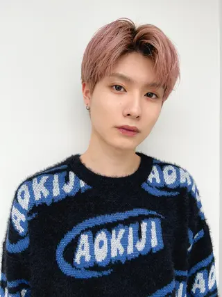 ショート カラー メンズ メンズカット曲がる 縮毛矯正佐々木タクマのヘアスタイル