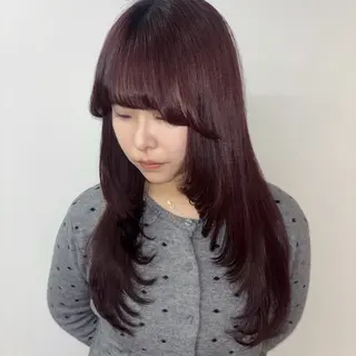 ロング カラー Ren. 🦋デザインカラーのヘアスタイル