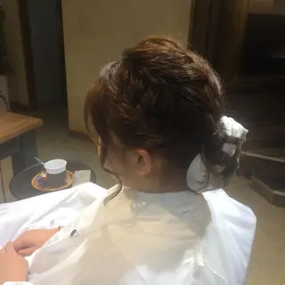 ヘアアレンジ HAIR  DESIGN ATELER MIU所属・KAWABATA NORIEのヘアスタイル
