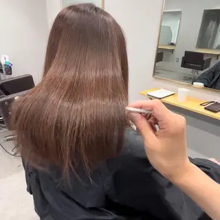 ミディアム juhl/髪質改善/ 縮毛矯正/遠藤航平のヘアスタイル