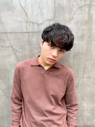 メンズ おしゃれパーマ メンズ特化/みーまんのヘアスタイル