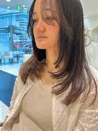 ミディアム オオタ ユイナ🌈のヘアスタイル