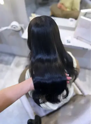 セミロング 🤍艶髪韓国ヘア🤍 Rikoのヘアスタイル