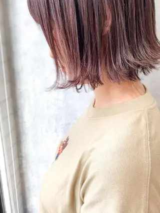 ショート カラー Zina福岡天神🪞 髪質改善🪞レイヤーのヘアスタイル