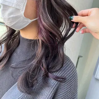 ロング カラー サソウ ユリエ🥥のヘアスタイル