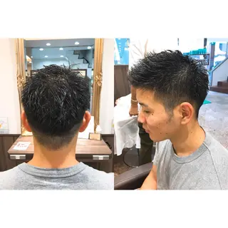 ショート メンズ 内野 光葉のヘアスタイル