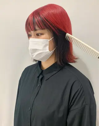 ミディアム カラー 似合わせ⌇お洒落 カット⌇平野あみのヘアスタイル