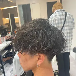 ショート 髪質改善× ハイライト溝江のヘアスタイル