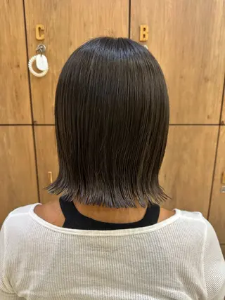 ミディアム カラー Ancheri by flammeum戸塚店所属・ひな/ボブカット/ ブリーチなしWカラーのヘアスタイル