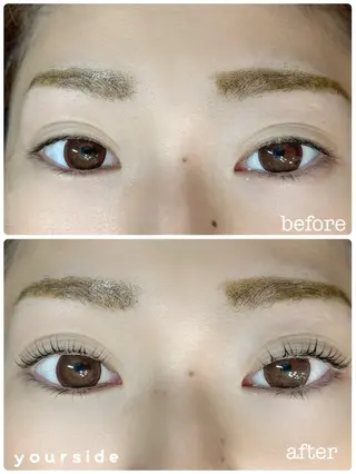 マツエク・マツパ yourside スタッフのマツエク・マツパデザイン