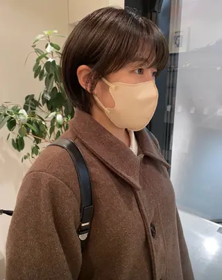 ショート riria/ボブ /ブラウンカラー🎀のヘアスタイル