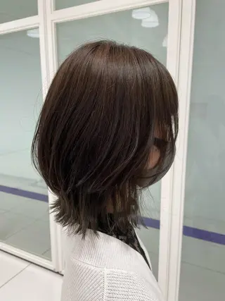 ミディアム カラー 中條 あまねのヘアスタイル