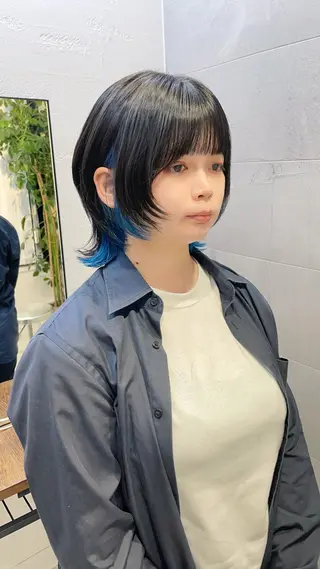 ミディアム ガレリアエレガンテ栄店所属・ウルフカット/ ハッシュカット/山路のヘアスタイル