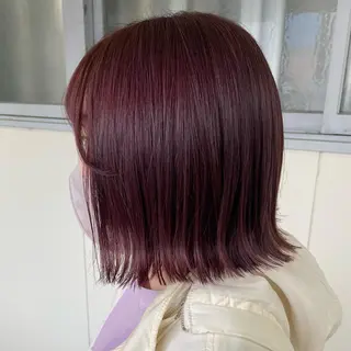 ミディアム カラー ヘアアレンジ maoブリーチ無し 似合わせカラーのヘアスタイル