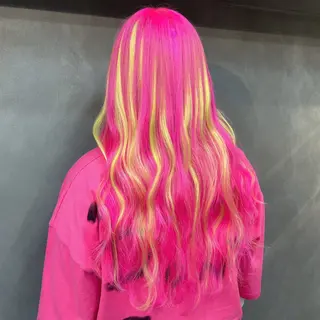 ロング CS made by SHACHU栄店所属・❤️‍🔥シールエク ＋カラー京❤️‍🔥のヘアスタイル