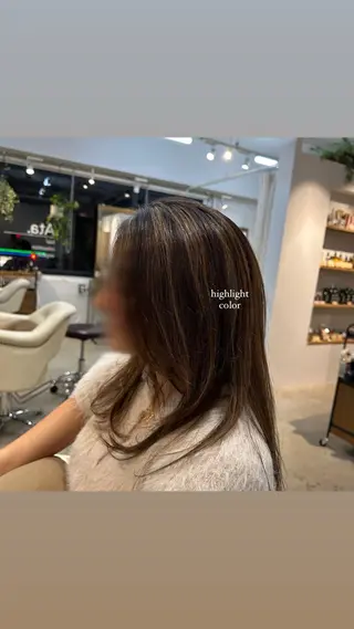 ロング Ata.広尾 美容室所属・11月カットモデル 募集❗️junnaのヘアスタイル