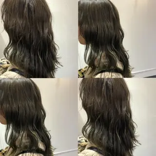 ロング カラー 艶カラー/韓国顔周り 🎀mamiのヘアスタイル