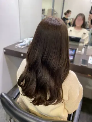 ミディアム 瀬田/韓国レイヤー/ トレンドヘア石田亜弥のヘアスタイル