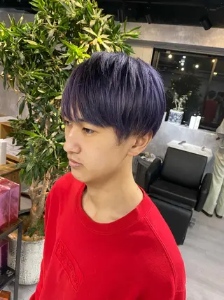 ミディアム メンズ 【.ico】心斎橋/ ウルフ/飛田ゆうきのヘアスタイル