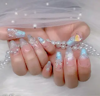 ネイル ETERNA Nail 銀座店【パラジェル/フィルイン/チップ長さだし/マグネット/ニュアンス】所属・ア カリのネイルデザイン