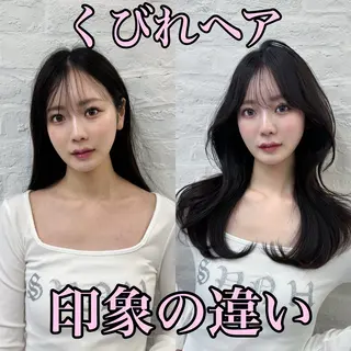 セミロング 映える顔まわり/前髪 特化 💗 ユキマのヘアスタイル