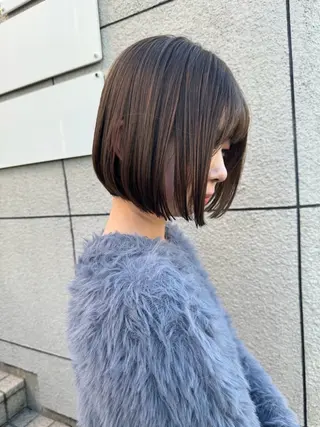 ショート 神戸ボブ✂️ ioe三宮/田 伸佳のヘアスタイル