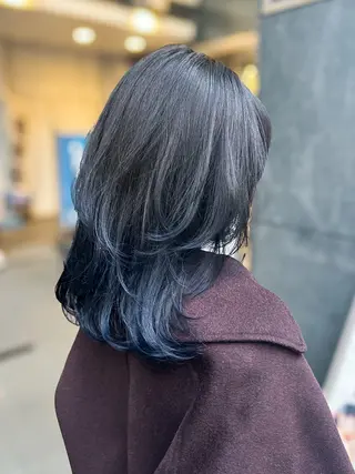 ミディアム 顔周りレイヤー/ボブ 銀座✨中野まさひろのヘアスタイル