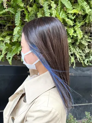 ミディアム カラー ✨髪質改善 縮毛矯正 艶髪 立川 コウキ✨のヘアスタイル